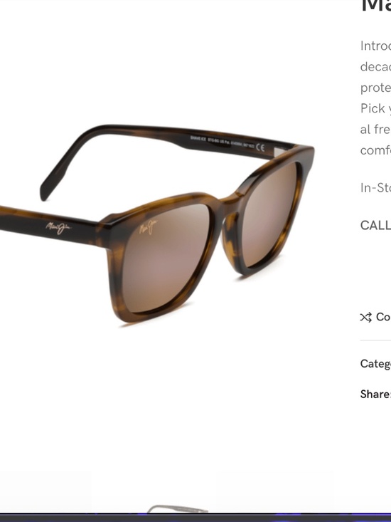 Maui Jim Shave Ice Sunglasses main image 4
